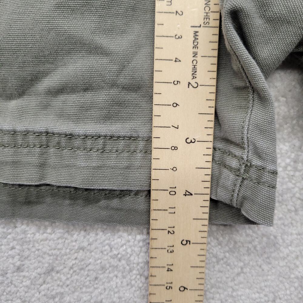 Eddie Bauer Women's Size 12 Olive Green Cargo Shorts Outdoor Hiking Casual - Picture 6 of 8